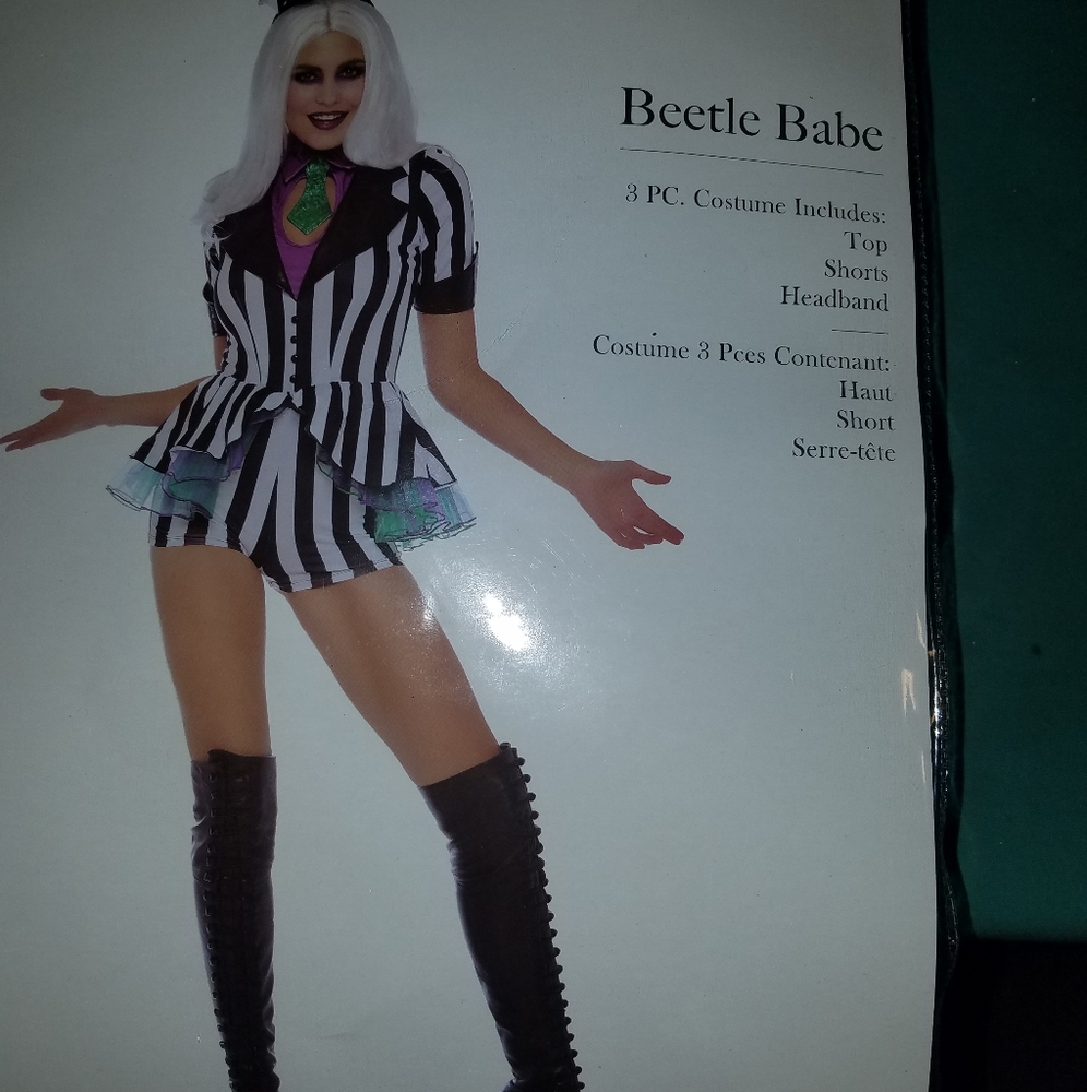 Beetlejuice/Beetle Babe Costume